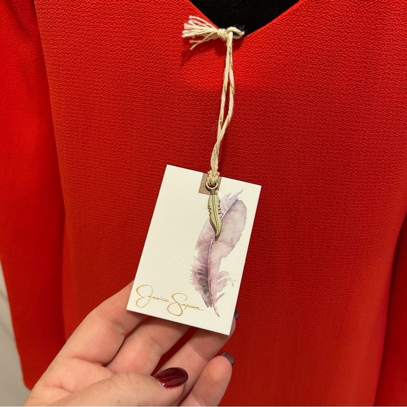 Jessica Simpson Red Holiday Dress, Women’s Size 6, NWT! - Picture 6 of 14